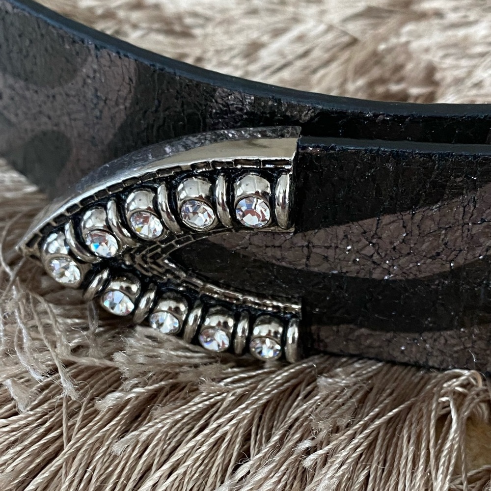 Zebra Rhinestone Belt (S) - Picture 6 of 7